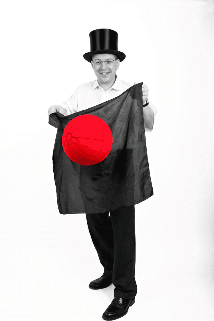 Horlin zeigt eine Schwebeillusion mit Ball