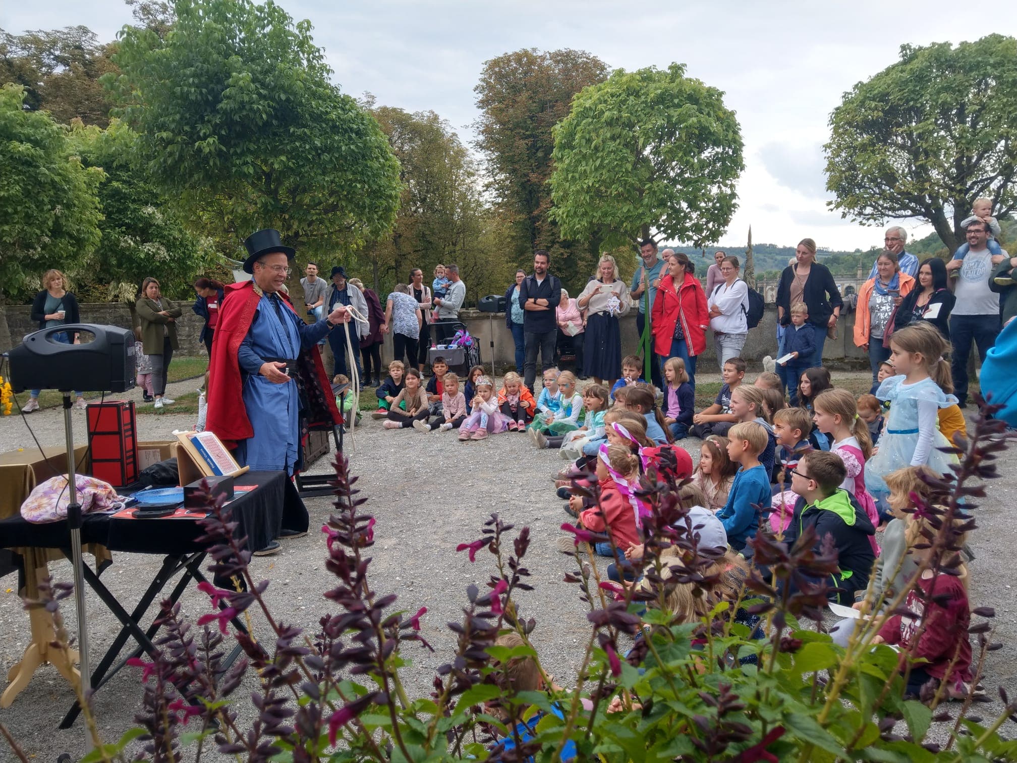 Zaubershow beim Märchenfest